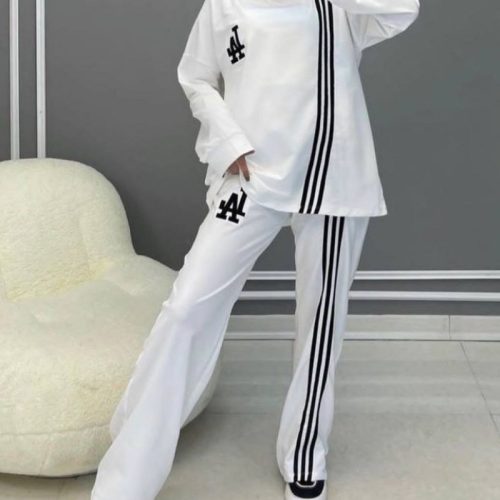 ست تیشرت و شلوار LA کد 133930 - خرید ست تیشرت شلوار زنانه عمده