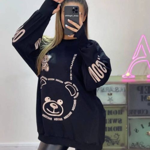 بلوز موسچینو آستین فینگری کد 134589 - خرید بلوز تک زنانه عمده