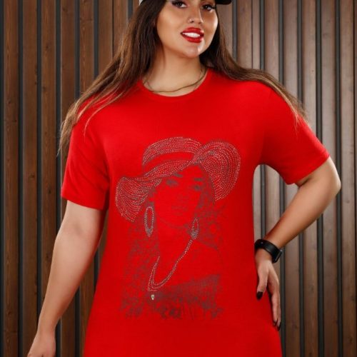 تیشرت دختر نگین کاری کد 135278 - خرید تاپ و تیشرت زنانه عمده