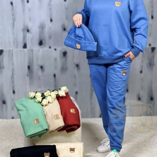 ست سه تیکه کد 135289 - خرید ست بلوز شلوار زنانه عمده