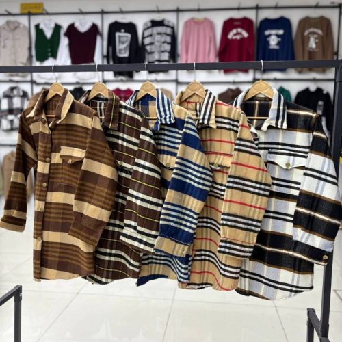 مانتو شکت تک جیب کد 138614 - خرید مانتو زنانه عمده