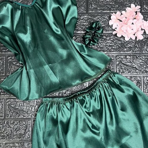 خرید عمده ست ساتن ساده - لباس خواب زنانه عمده