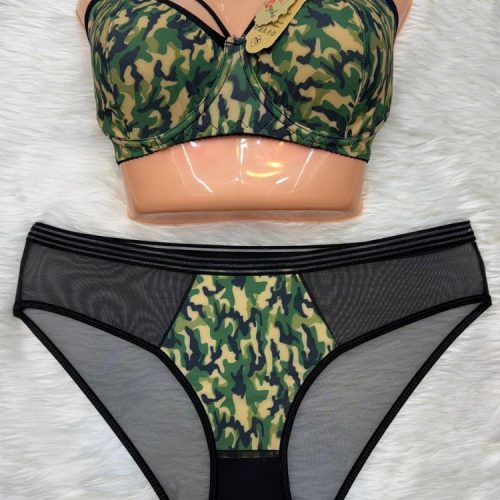 ست چریکی کد 137818 - خرید شورت و سوتین زنانه عمده