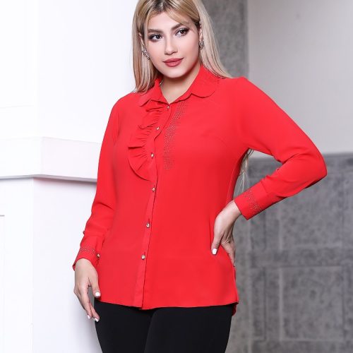 خرید عمده شومیز 2230 , آجری و کالباسی