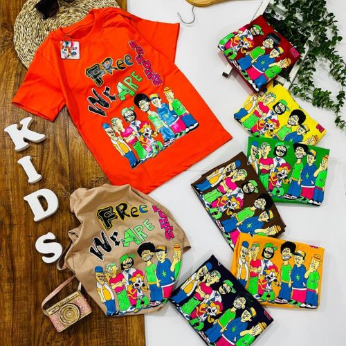 تیشرت تک طرح کارتونی فروش عمده پوشاک