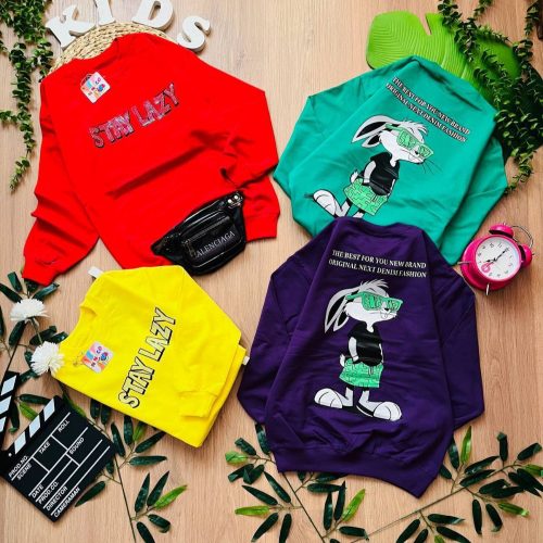 بلوز تک لش پسرانه دخترانه کد 133849 - خرید تاپ و تیشرت دخترانه عمده