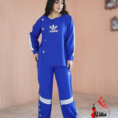 خرید عمده ست تونیک شلوار چاپ adidas - ست تونیک شلوار زنانه عمده