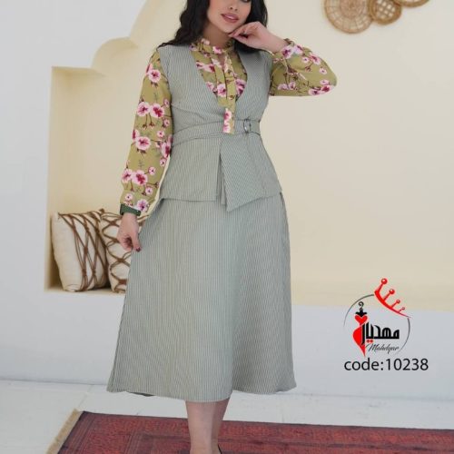 خرید عمده ست سارافون دوتیکه سگک دار - ساحلی زنانه عمده