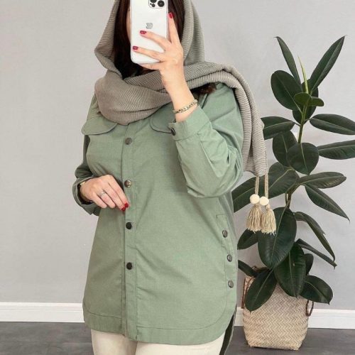 خرید عمده شومیز کتان گرم بالا