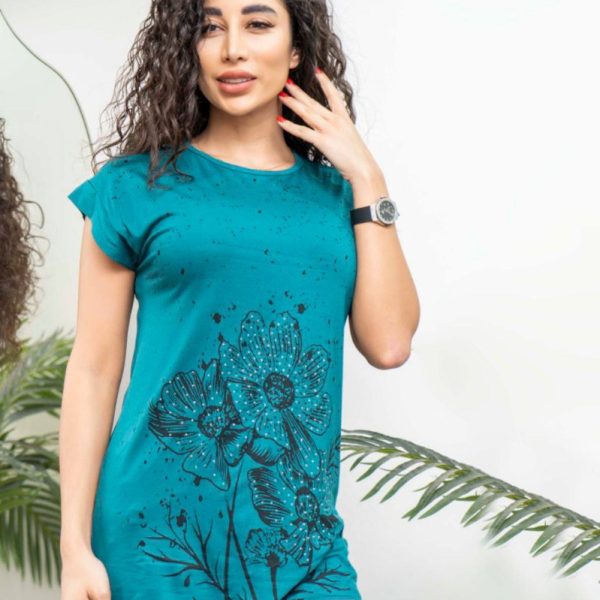 خرید عمده تیشرت گل ونگین - تاپ و تیشرت زنانه عمده