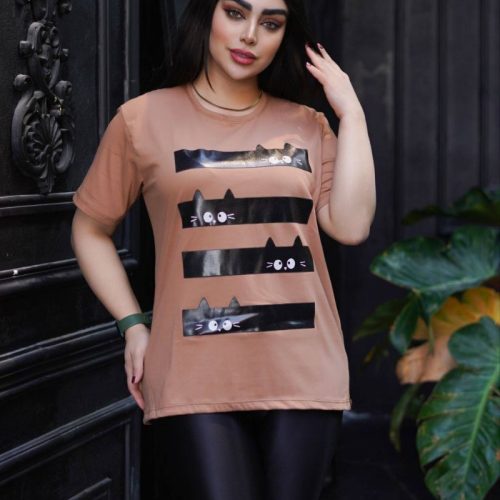 فروش عمده تیشرت خطی کد 130735