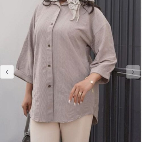 مانتو جلو دکمه کد 135443 - خرید مانتو زنانه عمده