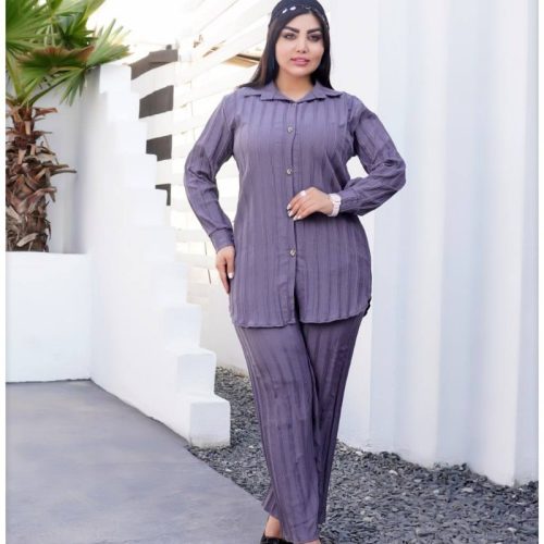 ست مانتو شلوار قواره دار کد 135479 - خرید مانتو زنانه عمده