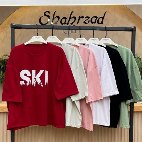 لانگ باکسی کد 135490 - خرید تاپ و تیشرت زنانه عمده