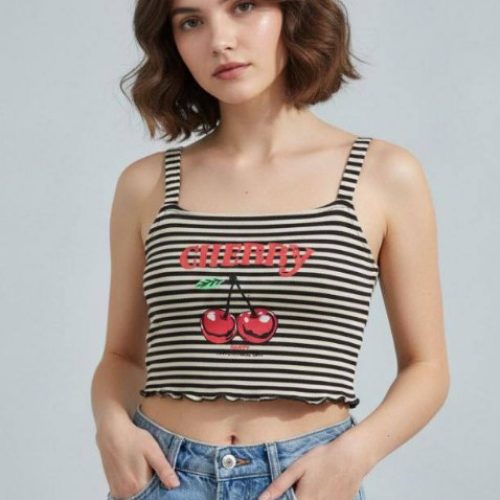 نیم تنه کراپ کد 135612 - خرید نیم تنه زنانه عمده