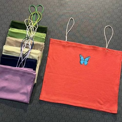 تاپ بند ماکارونی کد 135629 - خرید تاپ و تیشرت زنانه عمده