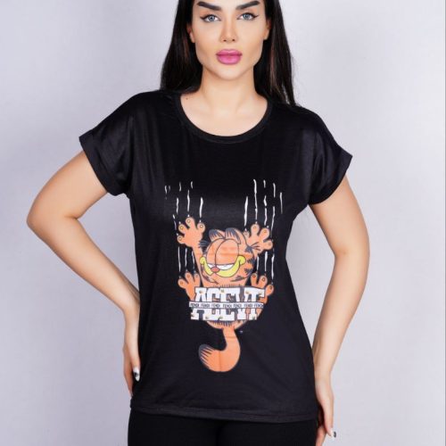 تیشرت چاپی کد 135707 - خرید تاپ و تیشرت زنانه عمده