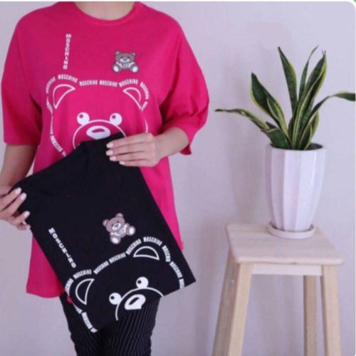 تیشرت موسچینو کد 135977 - خرید تاپ و تیشرت زنانه عمده