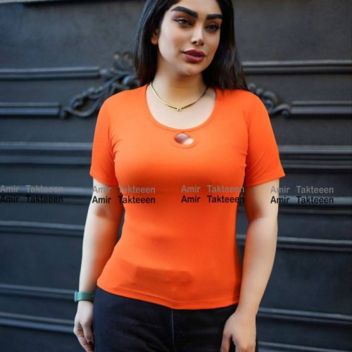 تیشرت تک اشکی کد 135982 - خرید تاپ و تیشرت زنانه عمده