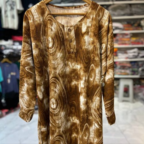 تونیک طرح دار قواره بزرگ کد 136031 - خرید تونیک زنانه عمده