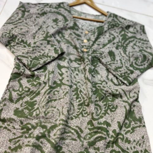 تونیک طرح دار قواره بزرگ کد 136033 - خرید تونیک زنانه عمده