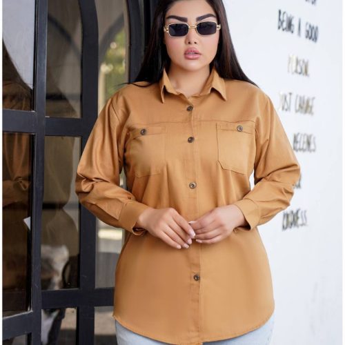 مانتو جلو دور جیب کد 136066 - خرید مانتو زنانه عمده