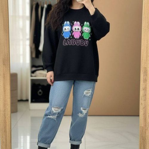 بلوز دورس لب بو کد 136404 - خرید بلوز تک زنانه عمده