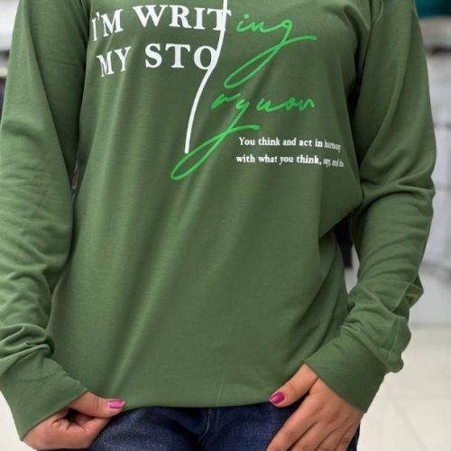 بلوز آستین دار کد 137266 - خرید بلوز تک زنانه عمده