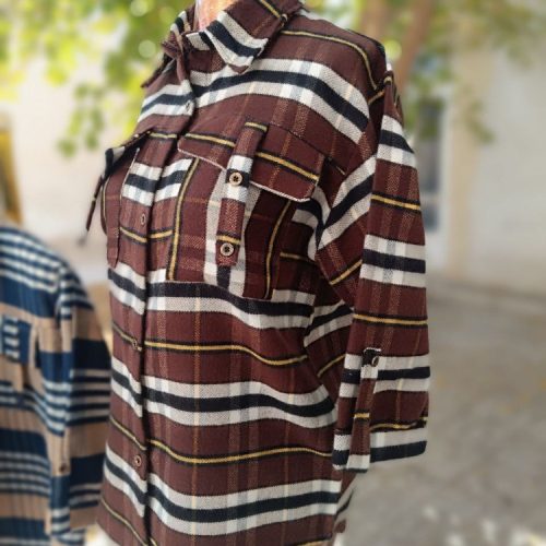 شکت جیب طیبی کد 138501 - خرید مانتو زنانه عمده