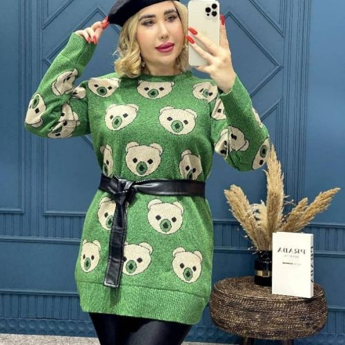 بلوز بافت خرسی کد 138701 - خرید بلوز تک زنانه عمده