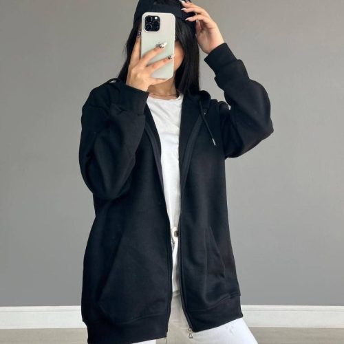 سویشرت ساده کد 139745 - خرید کاپشن و هودی زنانه عمده