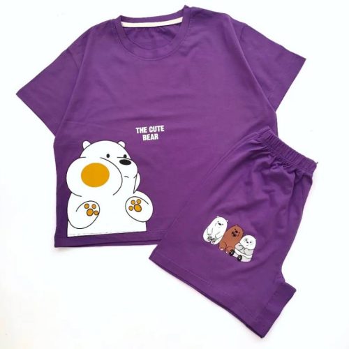 ست ‌کراپ شورتک لب بو کد 139989 - خرید ست تاب شلوارک زنانه عمده