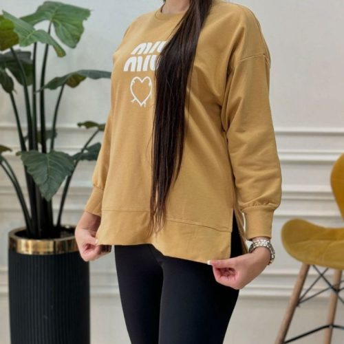 بلوز آستین دار کد 135006 - خرید بلوز تک زنانه عمده