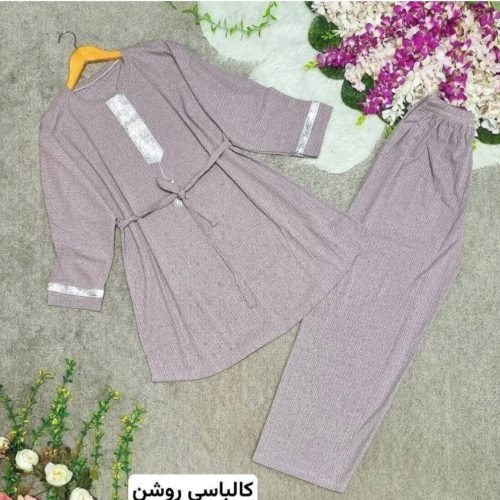 ست تونیک و شلوار سنتی کد 135147 - خرید ست تونیک شلوار زنانه عمده