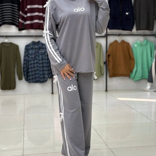 ست بلوز و شلوار بگ پاپیونی کد 135156 - خرید ست بلوز شلوار زنانه عمده