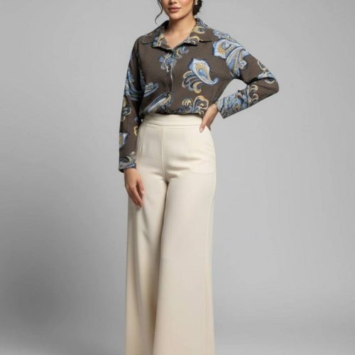 مانتو طرح ترمه کد 135690 - خرید مانتو زنانه عمده