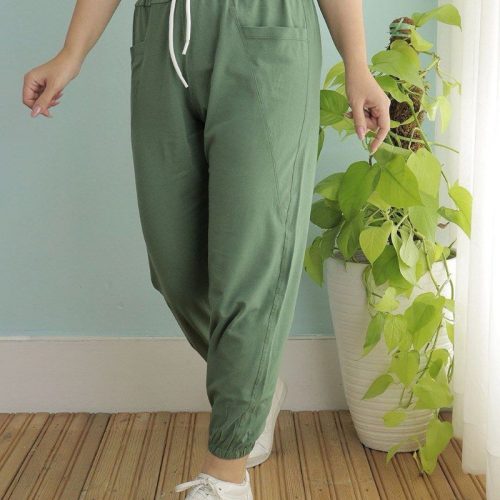 شلوار جاگر جیب طرح مثلثی کد 135811 - خرید شلوار زنانه عمده