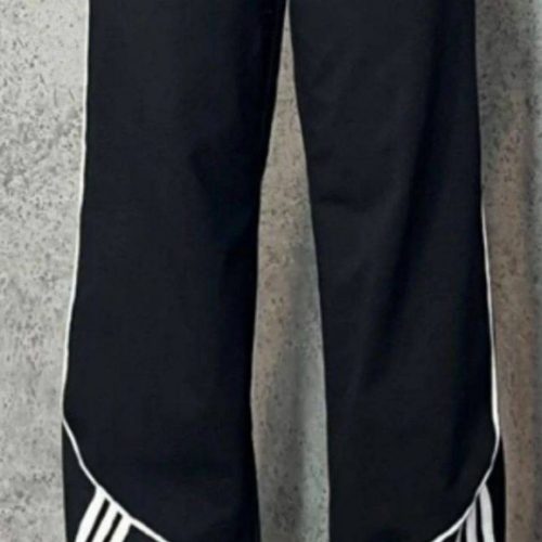 شلوار نیم بگ بغل مغز دوزی پایین نواری کد 135815 - خرید شلوار زنانه عمده