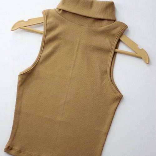 تاپ یقه اسکی بیسیک کد 135839 - خرید تاپ و تیشرت زنانه عمده