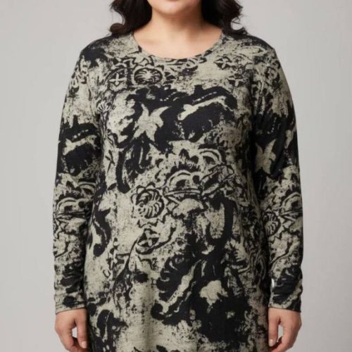 تونیک جلو دکمه سنتی کد 135856 - خرید تونیک زنانه عمده