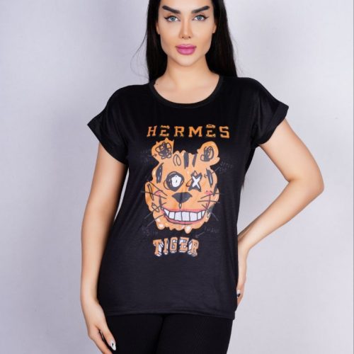 تیشرت چاپی کد 135968 - خرید تاپ و تیشرت زنانه عمده