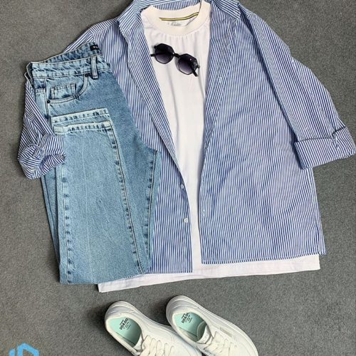 تولیدی پوشاک و پیراهن بیسیک مردانه کد 136432 - خرید پیراهن مردانه عمده