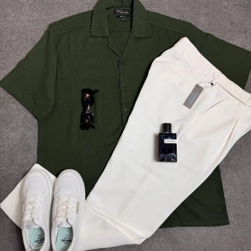 تولیدی پیراهن مردانه کریشه خارجی درجه یک کد 141711 - خرید تیشرت مردانه عمده