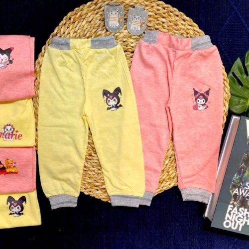 شلوار اسلش استيكري کد 134387 - خرید شلوار دخترانه عمده