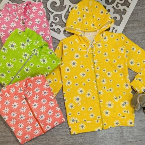 سویشرت تک دخترانه داخل کرک دار کد 134394 - خرید کاپشن و هودی دخترانه عمده