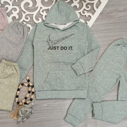 هودی شلوار پسرانه داخل کرک دار کد 134397 - خرید ست هودی شلوار پسرانه عمده