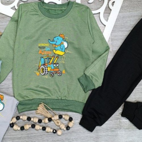 بلوز شلوار پسرانه کد 135209 - خرید ست بلوز شلوار پسرانه عمده