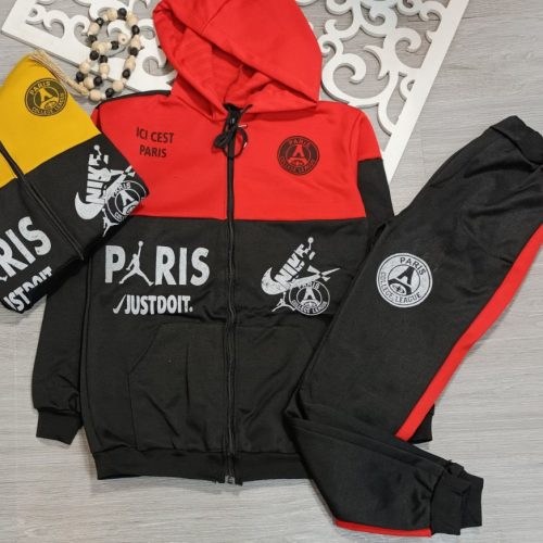 سویشرت شلوار داخل کرک دار پسرانه کد 135307 - خرید ست هودی شلوار پسرانه عمده