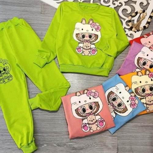 بلوز شلوار دخترانه کد 135780 - خرید ست بلوز شلوار دخترانه عمده