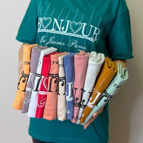 نیم لانگ چاپ ونگین کد 136445 - خرید تاپ و تیشرت زنانه عمده